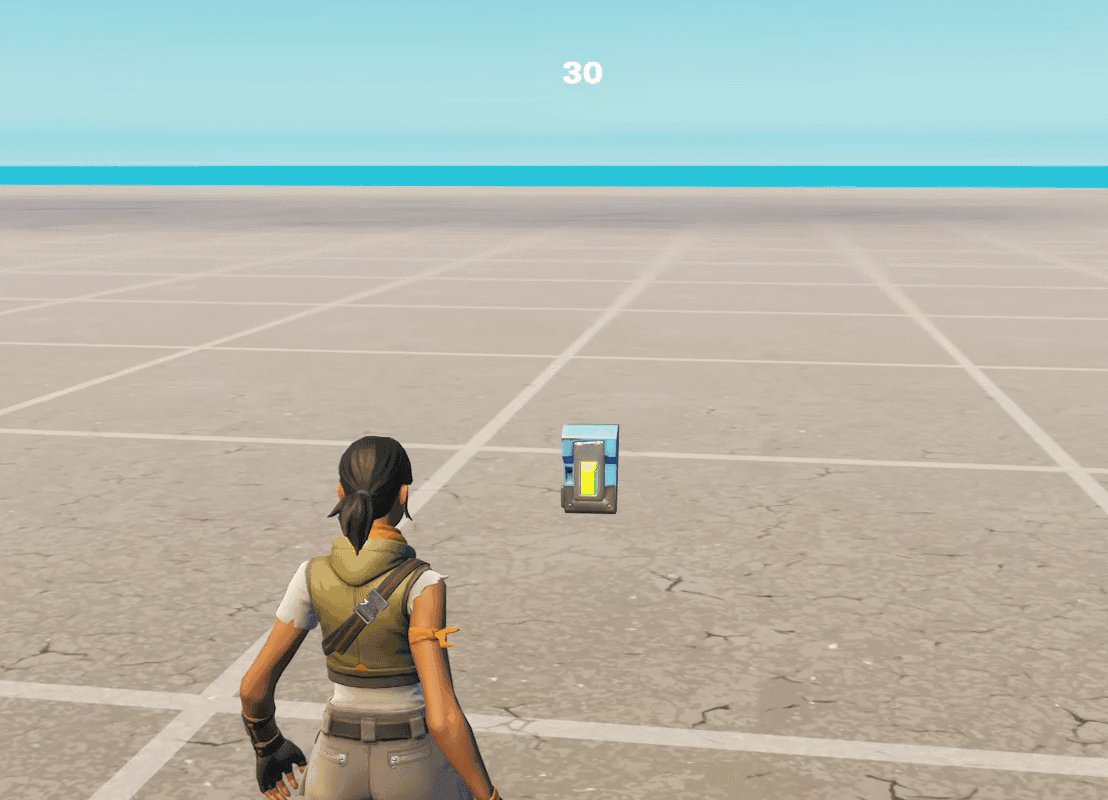 Extra time is added to the countdown and displayed when the player presses a button