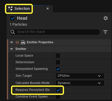 Enable Required Persistent IDs.