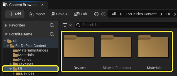 All folders under UI can be migrated.