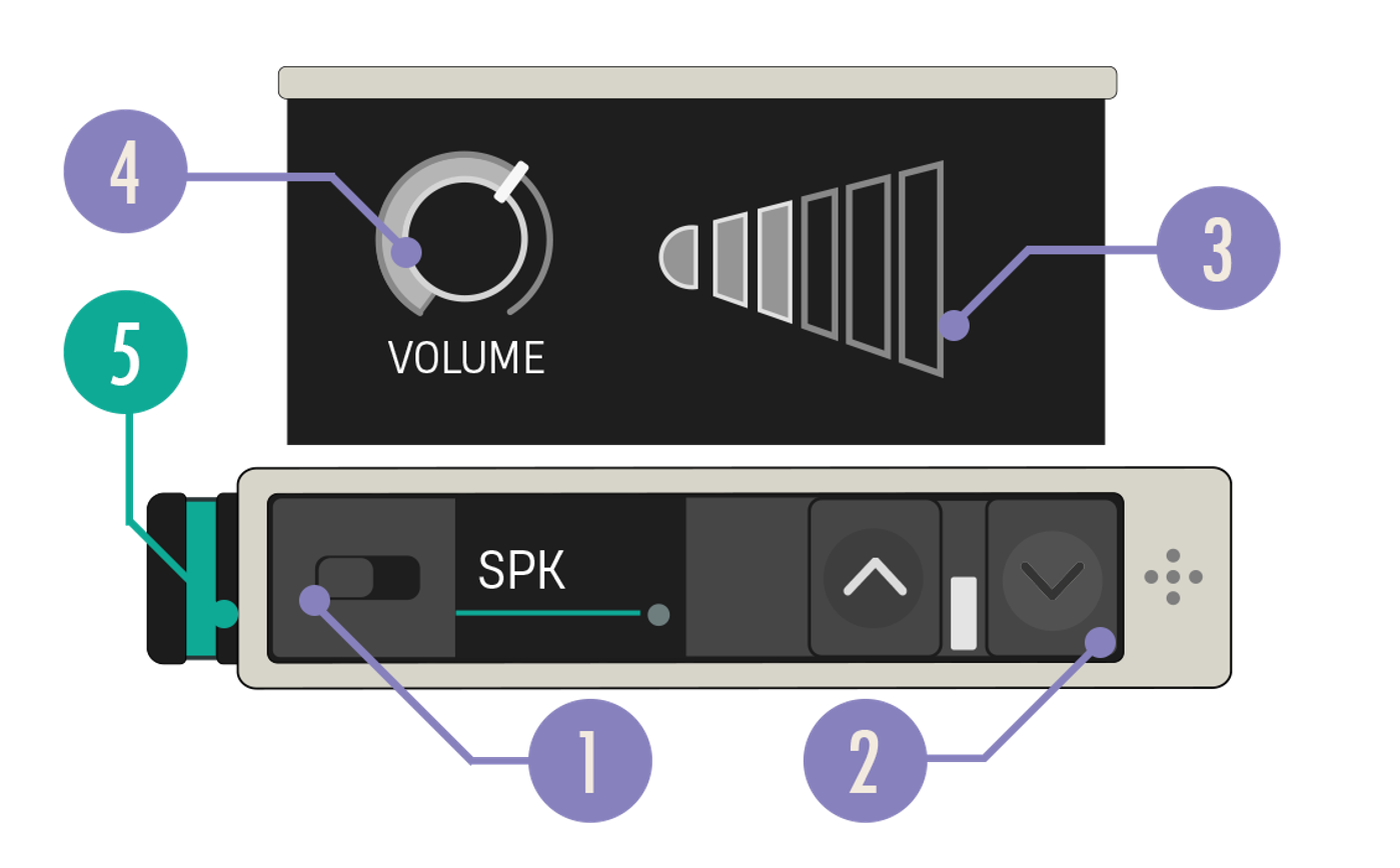 Speaker device diagram