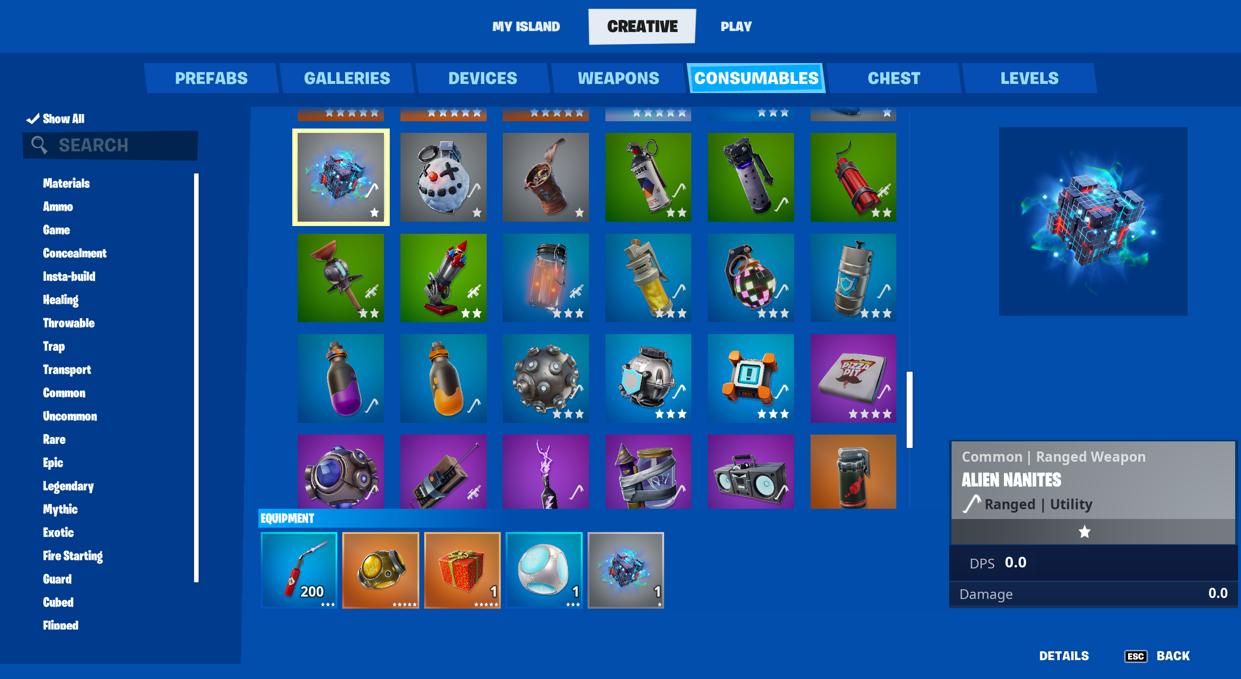 Finding Portable Consumables