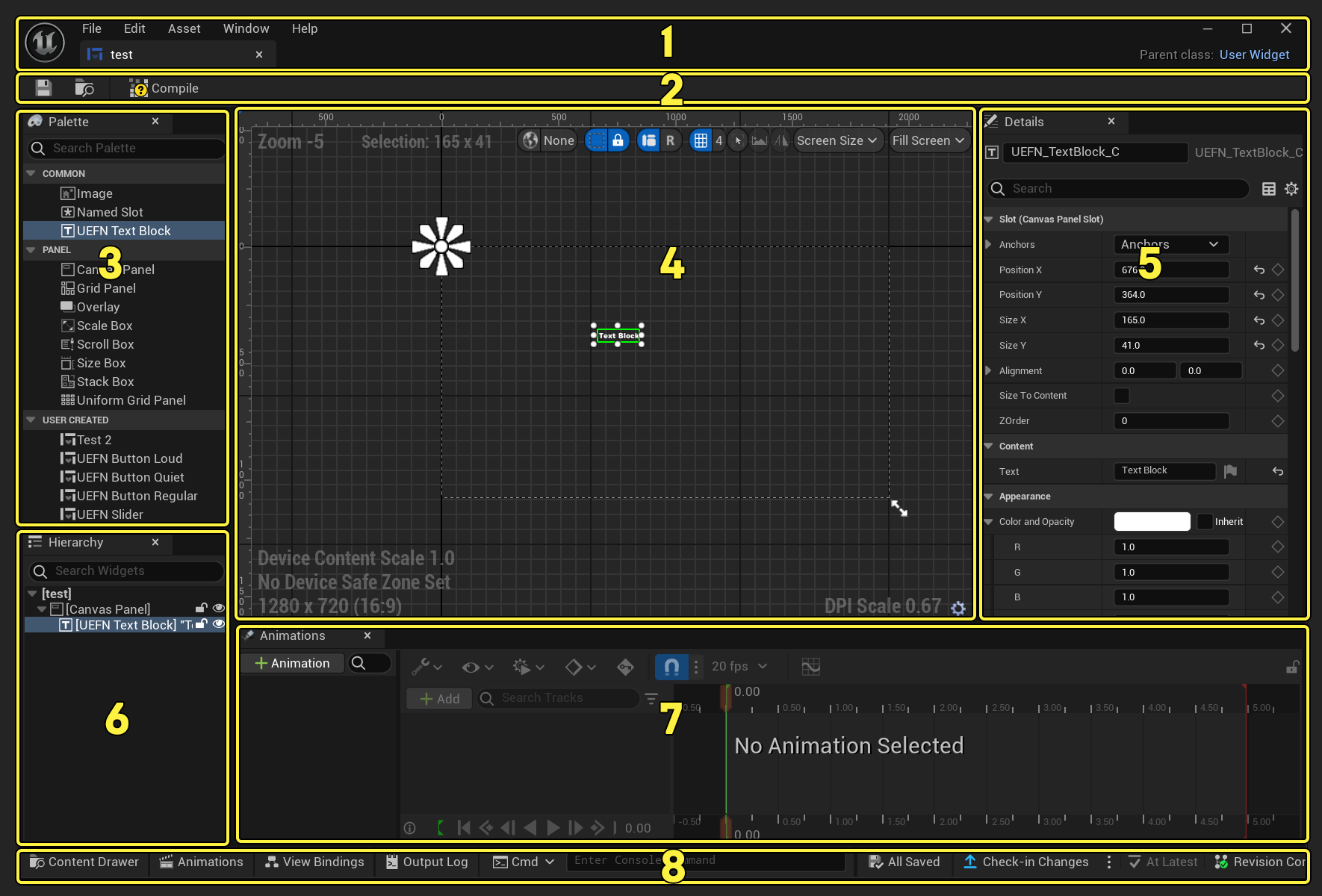 widget editor