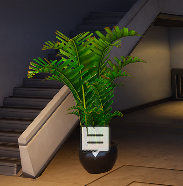 The letter icon in the image represents a note left on an asset.