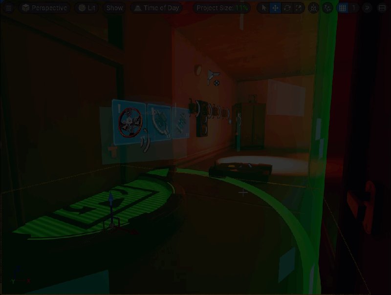 The second puzzle room.