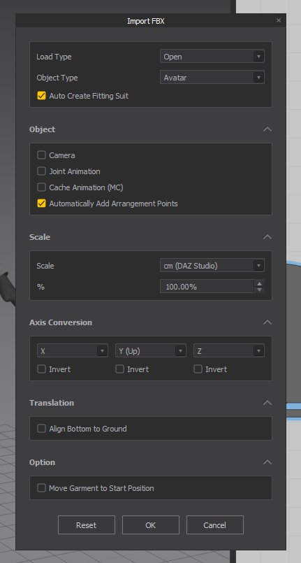 Import Settings