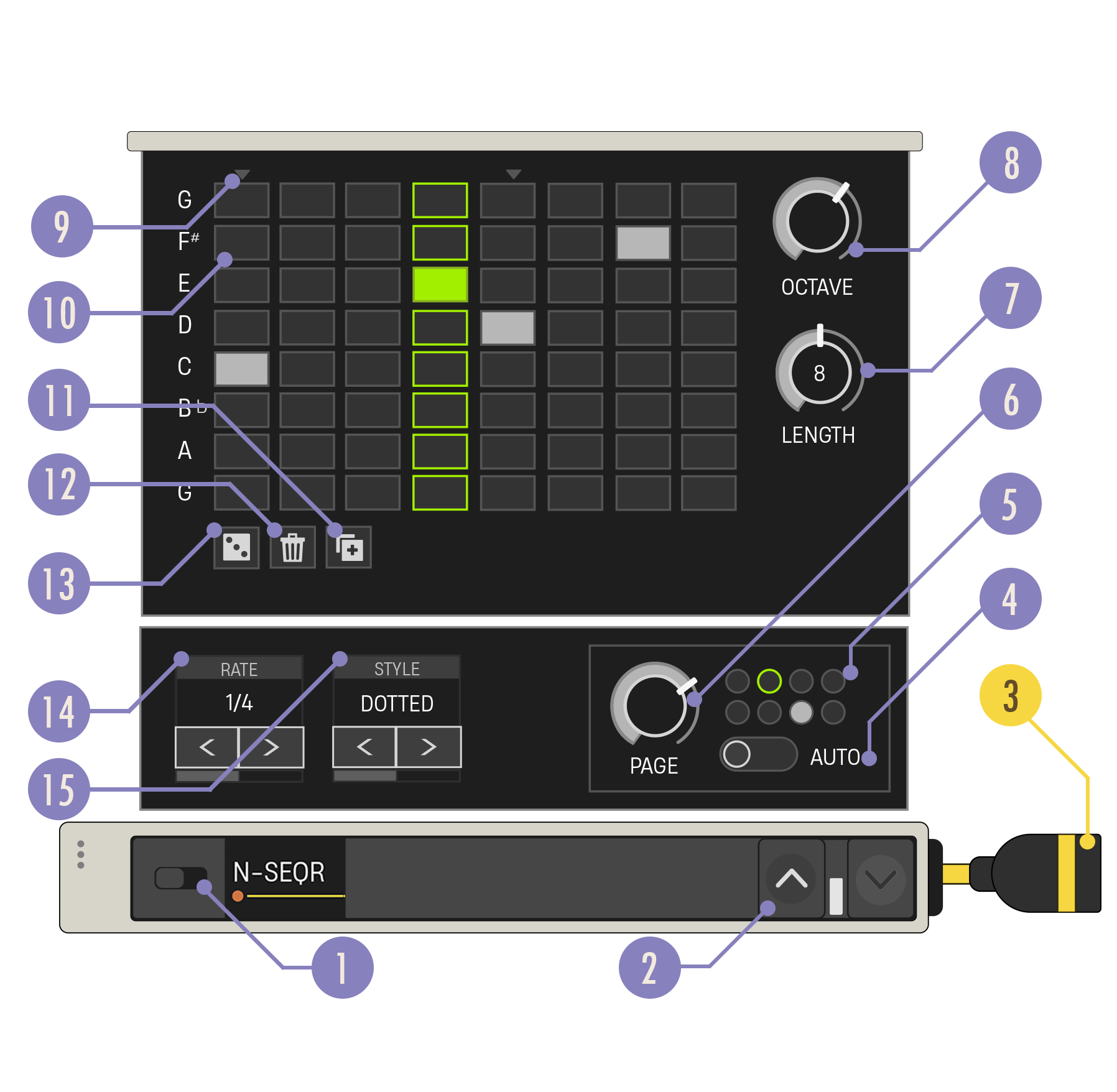 Note Sequence device diagram