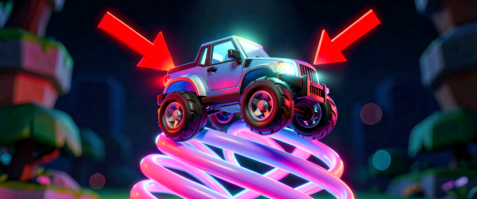 Custom Vehicle Physics: Suspension & Grip in Verse
