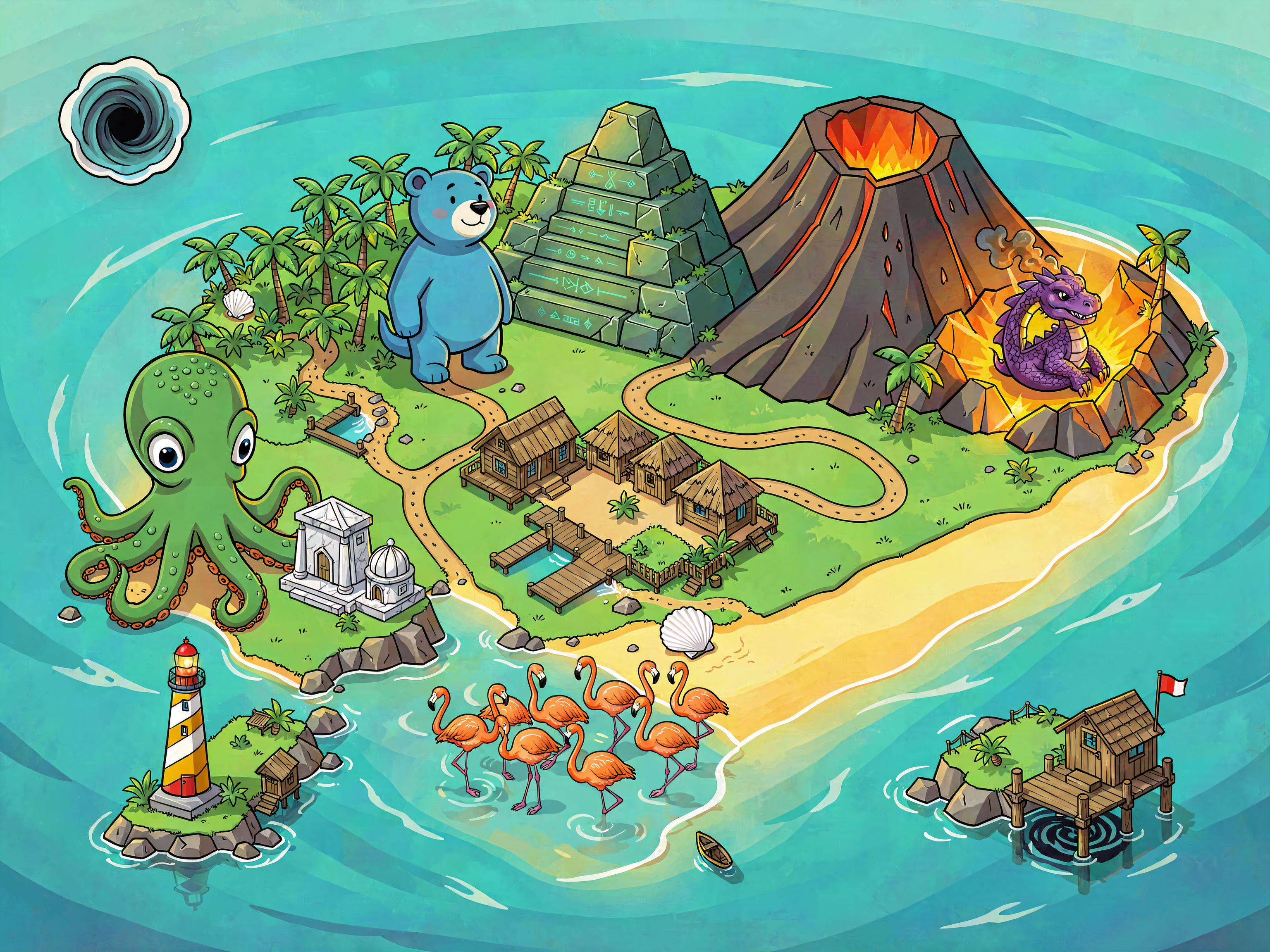Map of Verse Island
